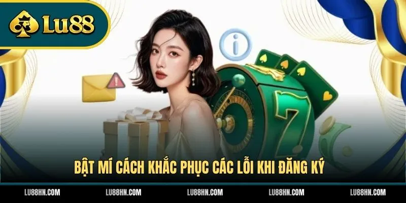 Bật mí cách khắc phục các lỗi khi đăng ký 